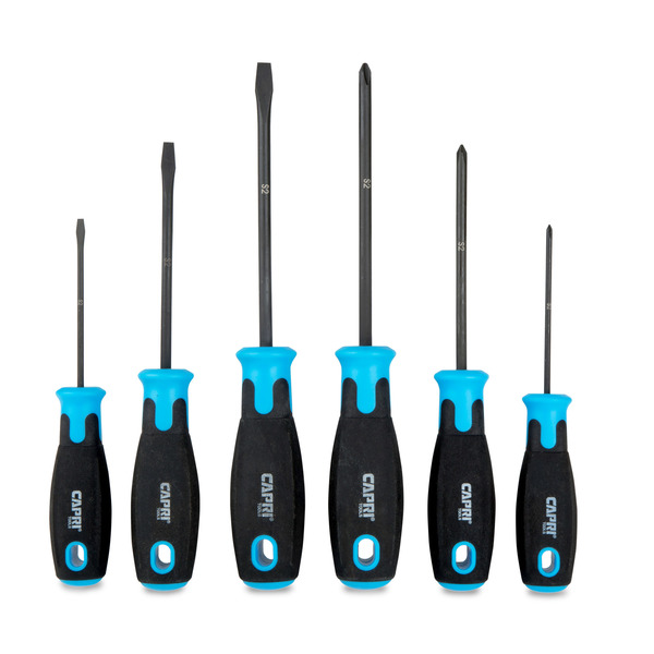 Capri Tools Mechanic's Non-Slip Screwdriver Set, 6 pcs 11420